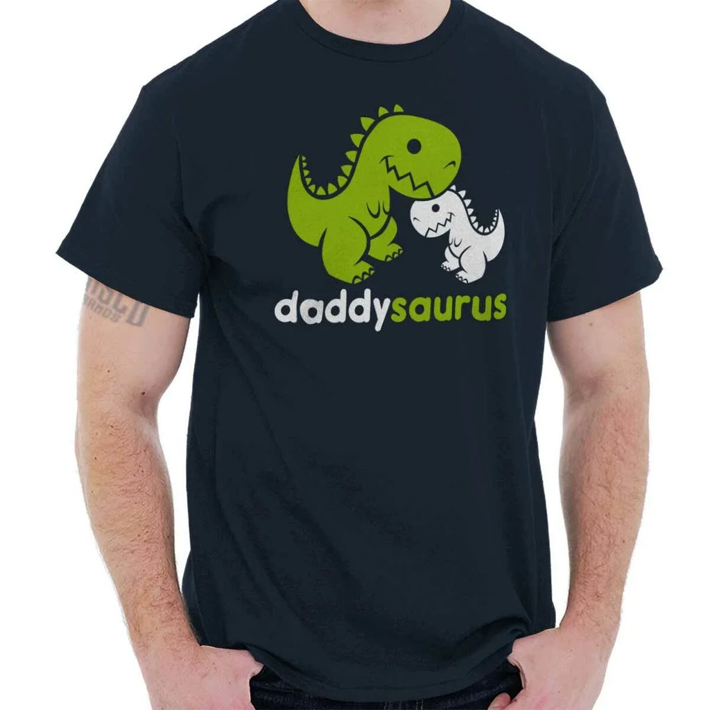 Father's Day Daddysaurus Dad Dinosaur Pun Mens Casual - Adult & Kids T-Shirts, Sweatshirts & Hoodies apparel design preview 1