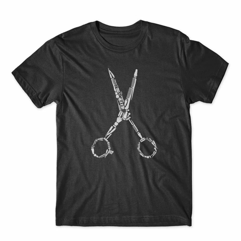 Barber Stylish Scissors 100% Cotton Premium NEW - Adult & Kids T-Shirts, Sweatshirts & Hoodies apparel design preview 1