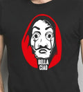 BELLA CIAO Salvador Dali Mask Inspired by The Money - Adult & Kids T-Shirts, Sweatshirts & Hoodies apparel design preview 1