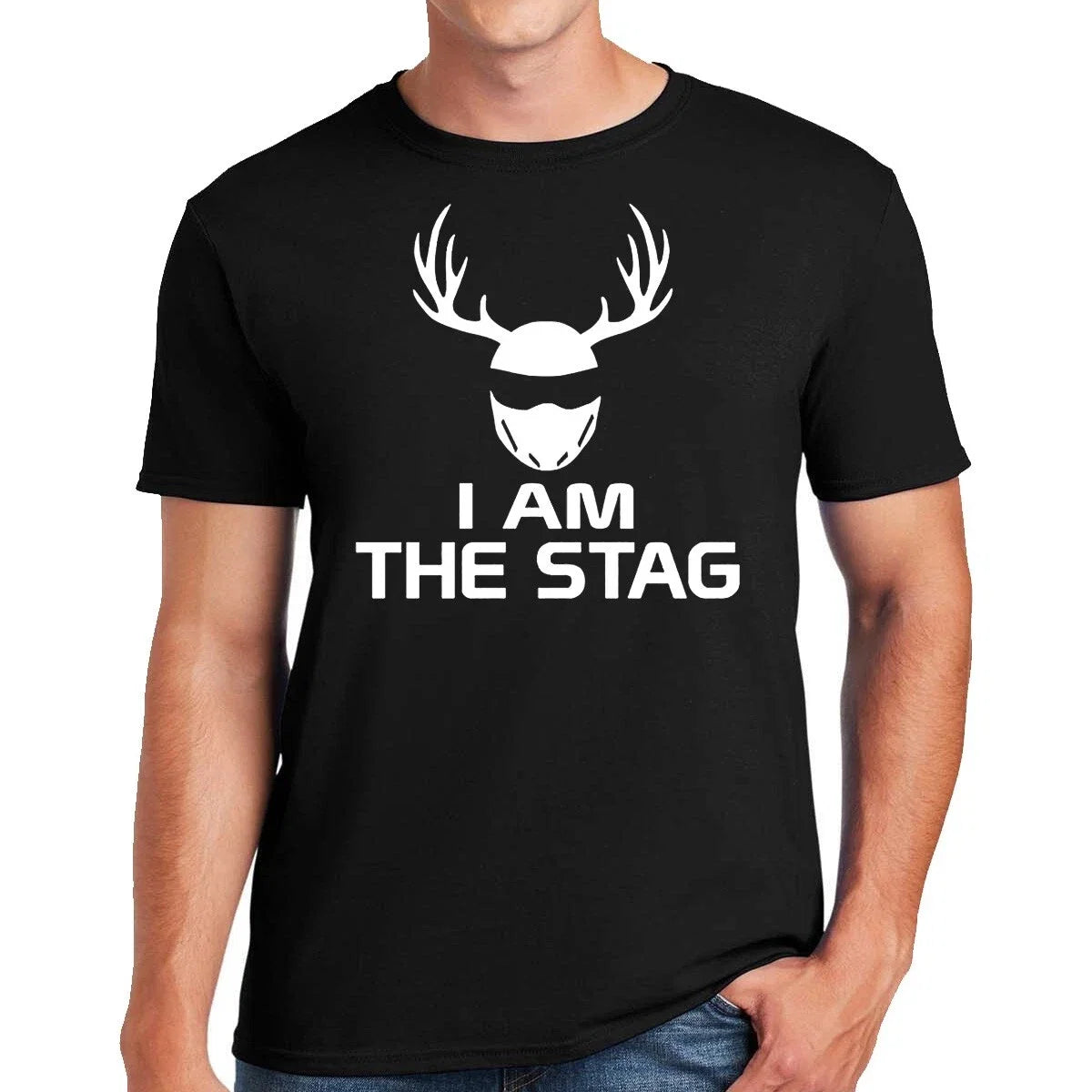 I Am The Stag Men's Funny Novelty Night Wedding Groom - Adult & Kids T-Shirts, Sweatshirts & Hoodies apparel design preview 1