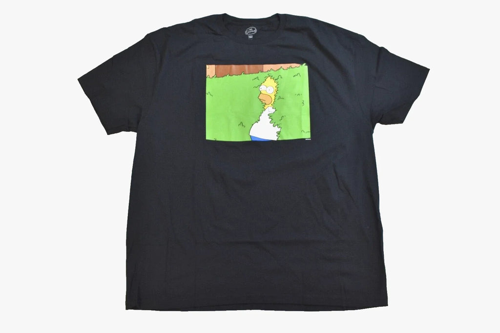 The Simpsons Mens Homer Simpson Backing Into A Bush - Adult & Kids T-Shirts, Sweatshirts & Hoodies apparel design preview 1
