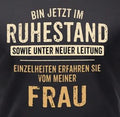 Mens Sayings Retirement Under New Management Funny - Adult & Kids T-Shirts, Sweatshirts & Hoodies apparel design preview 1