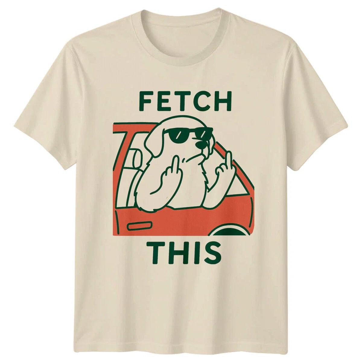 Fetch This Dog Breed Driving Car Mens Womens Graphic - Adult & Kids T-Shirts, Sweatshirts & Hoodies apparel design preview 1