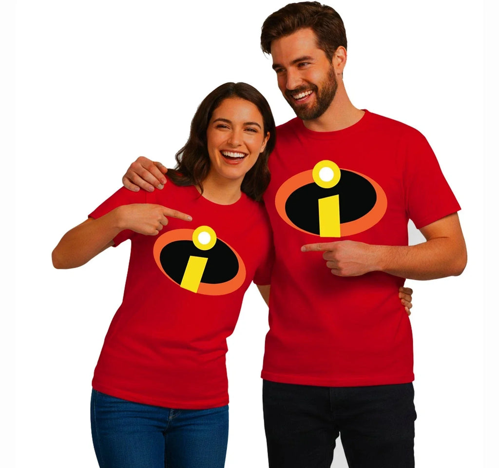 The Incredibles Family Costume Mens Boys Unisex Red - Adult & Kids T-Shirts, Sweatshirts & Hoodies apparel design preview 1