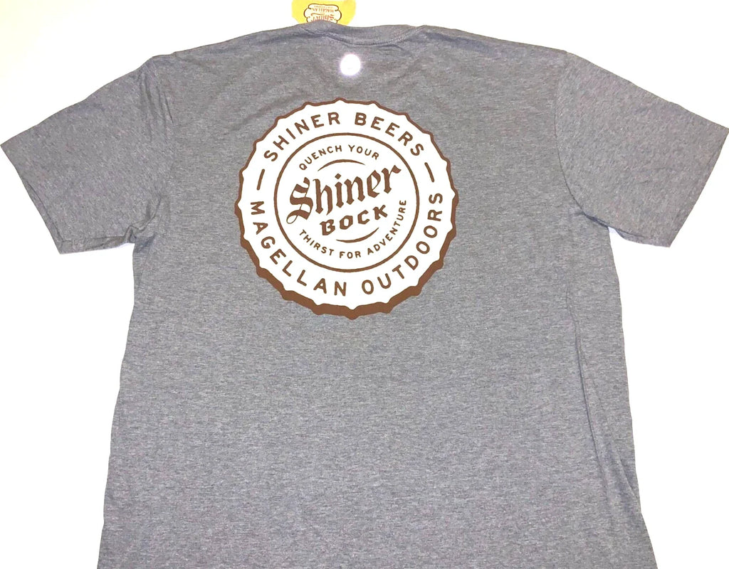 Shiner Bock Beer Texas Brewery Bottle Cap Magellan - Adult & Kids T-Shirts, Sweatshirts & Hoodies apparel design preview 1