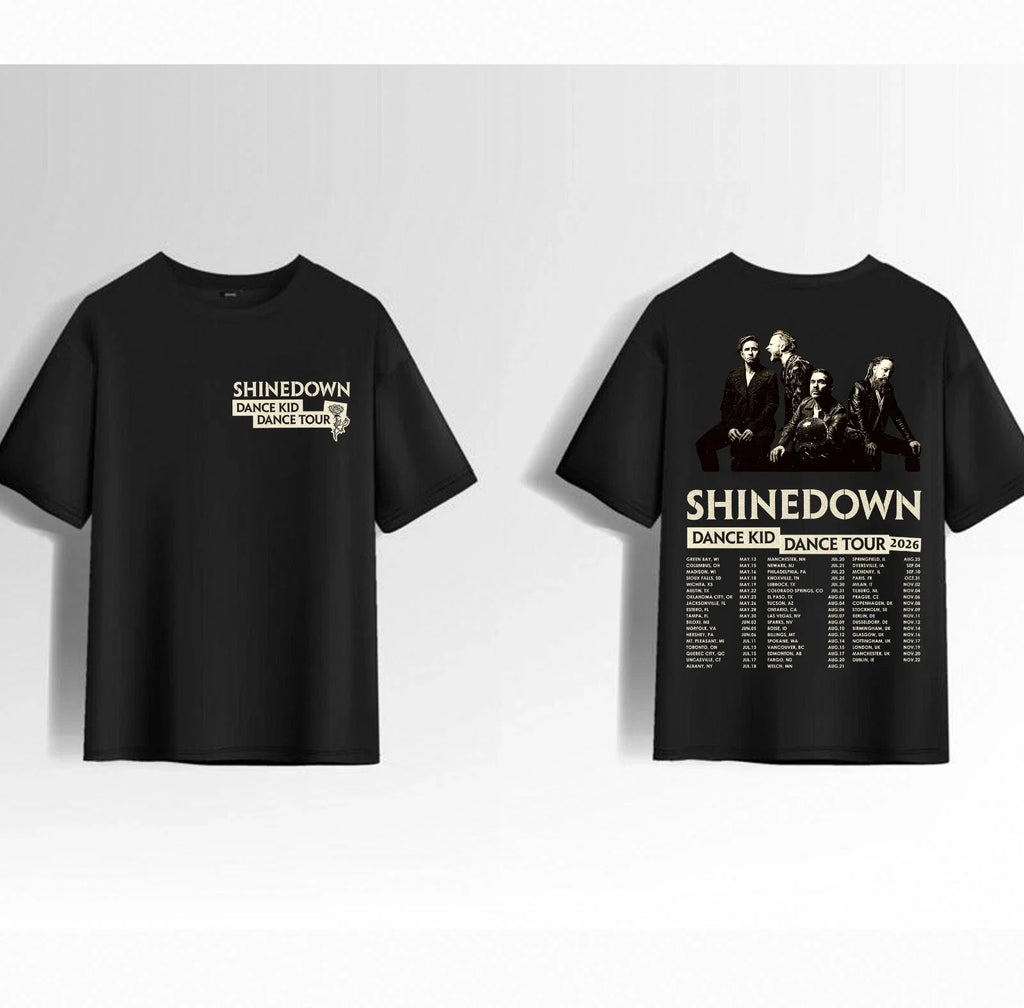 Shinedown Dance Kid Act II 2026 World T- - Adult & Kids T-Shirts, Sweatshirts & Hoodies apparel design preview 1