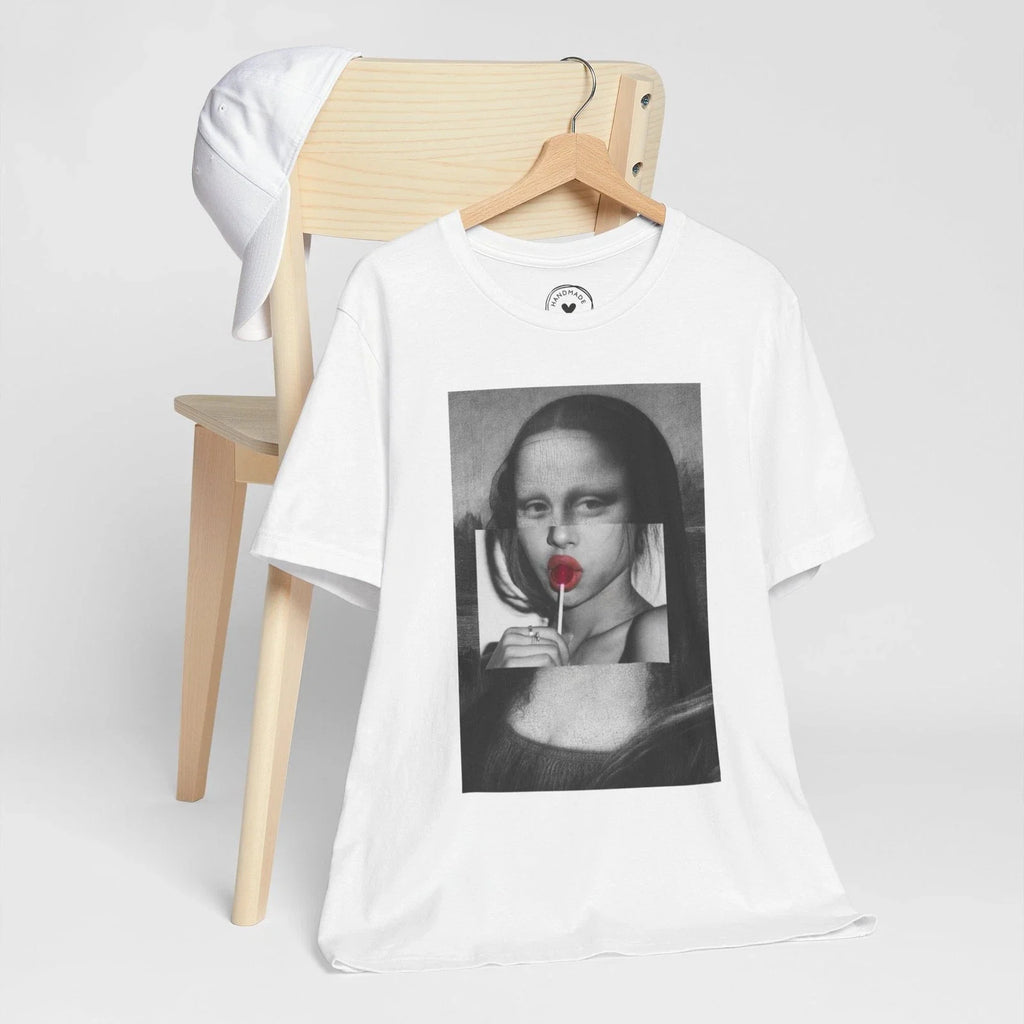 Mona Lisa Stylish Graphic with Artistic Twist - Adult & Kids T-Shirts, Sweatshirts & Hoodies apparel design preview 1