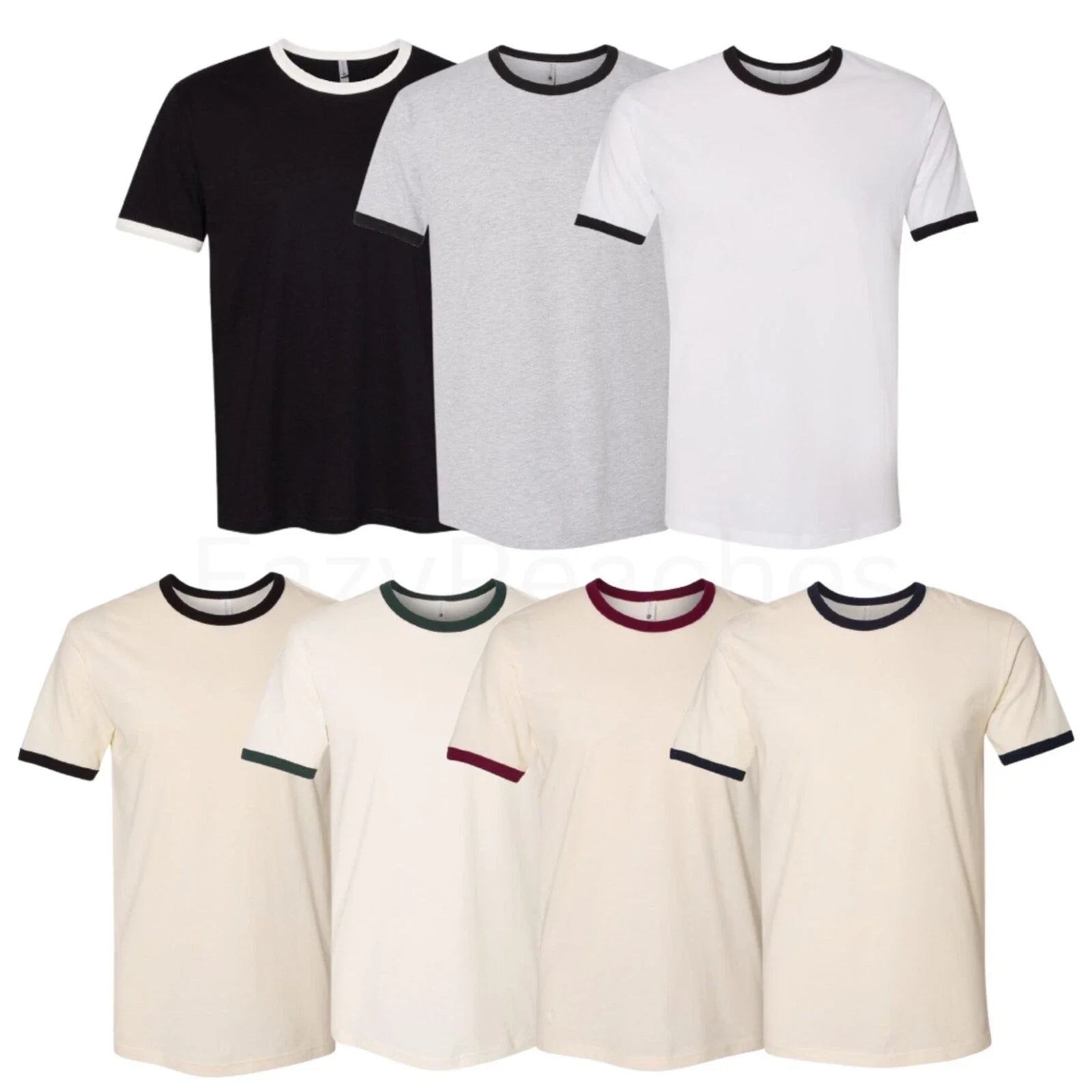 Next Level Men's S-3XL Ultra Soft Cotton Ringer Basic - Adult & Kids T-Shirts, Sweatshirts & Hoodies apparel design preview 1