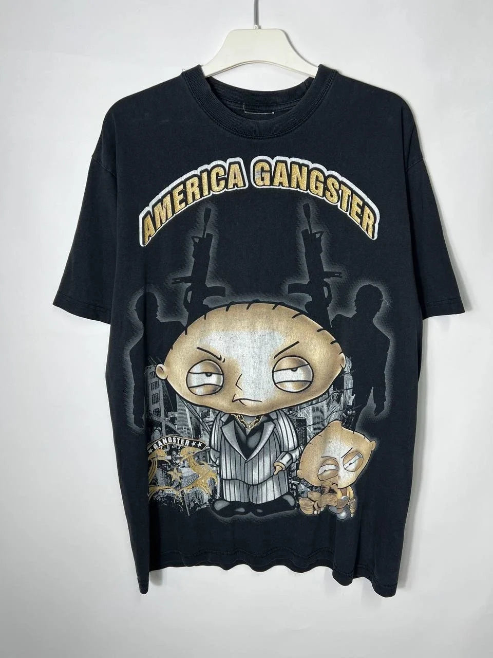 Y2k streetwear America Gangster Cartoon Graphic - Adult & Kids T-Shirts, Sweatshirts & Hoodies apparel design preview 1