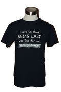 MENS' LAZY -SIZE: SMALL 80 - Adult & Kids T-Shirts, Sweatshirts & Hoodies apparel design preview 1