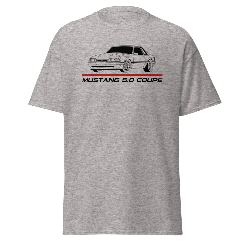 Mustang 5.0 Coupe Pushrod Foxbody Street Racing Style - Adult & Kids T-Shirts, Sweatshirts & Hoodies apparel design preview 1