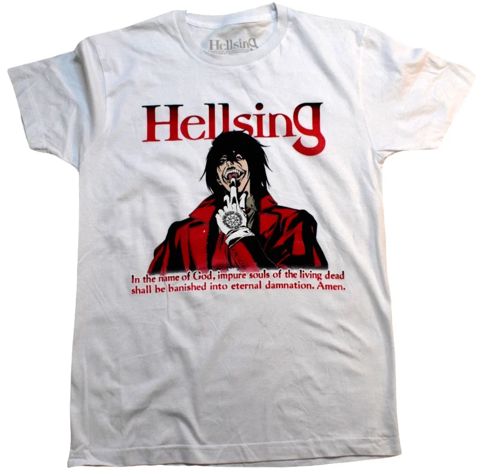 Hellsing Mens Alucard Quote Anime White New XS, S - Adult & Kids T-Shirts, Sweatshirts & Hoodies apparel design preview 1