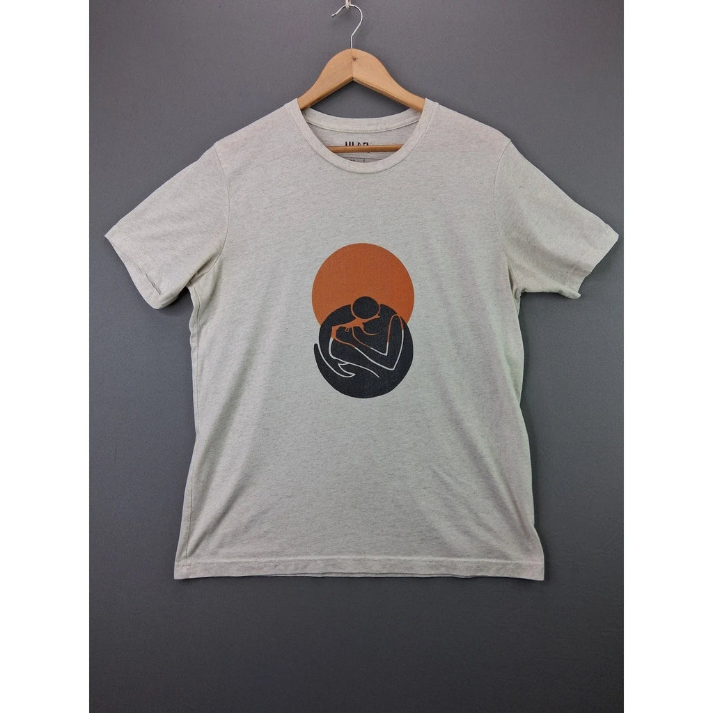 Huny Designs Graphic Abstract Art Sun Large Beige - Adult & Kids T-Shirts, Sweatshirts & Hoodies apparel design preview 1