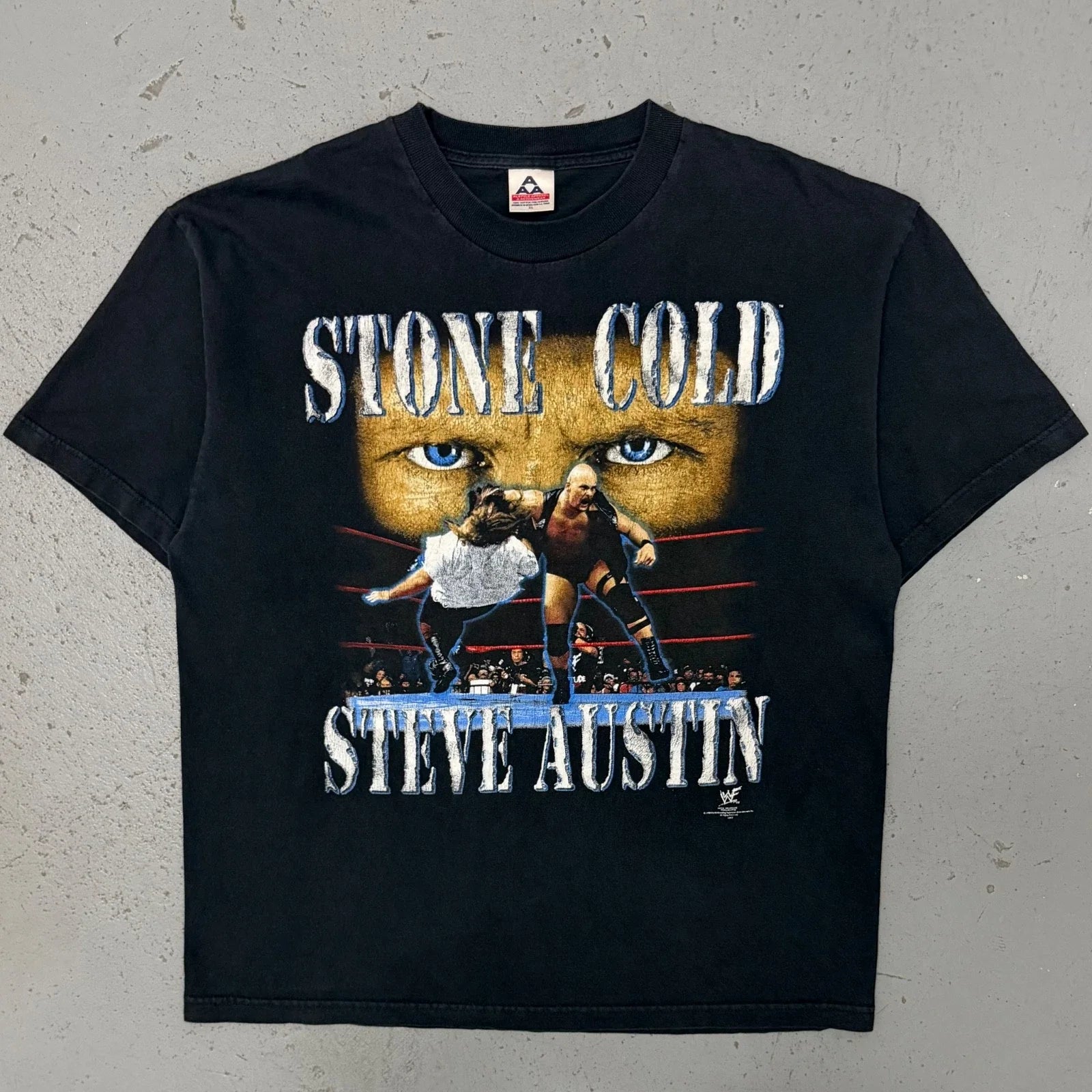 Vintage 1999 WWF Stone Cold Steve Austin Rare - Adult & Kids T-Shirts, Sweatshirts & Hoodies apparel design preview 1