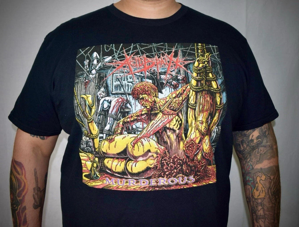 AcidBrain MURDEROUS Art Size Small Brand New Death - Adult & Kids T-Shirts, Sweatshirts & Hoodies apparel design preview 1