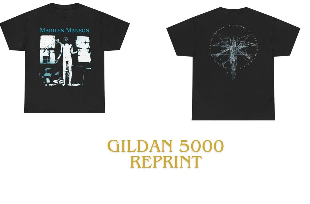 1996 Marilyn Manson Antichrist Superstar 2 sided - Adult & Kids T-Shirts, Sweatshirts & Hoodies apparel design preview 1