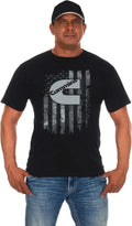JH Design Men's Cummins Diesel American Flag Black - Adult & Kids T-Shirts, Sweatshirts & Hoodies apparel design preview 1