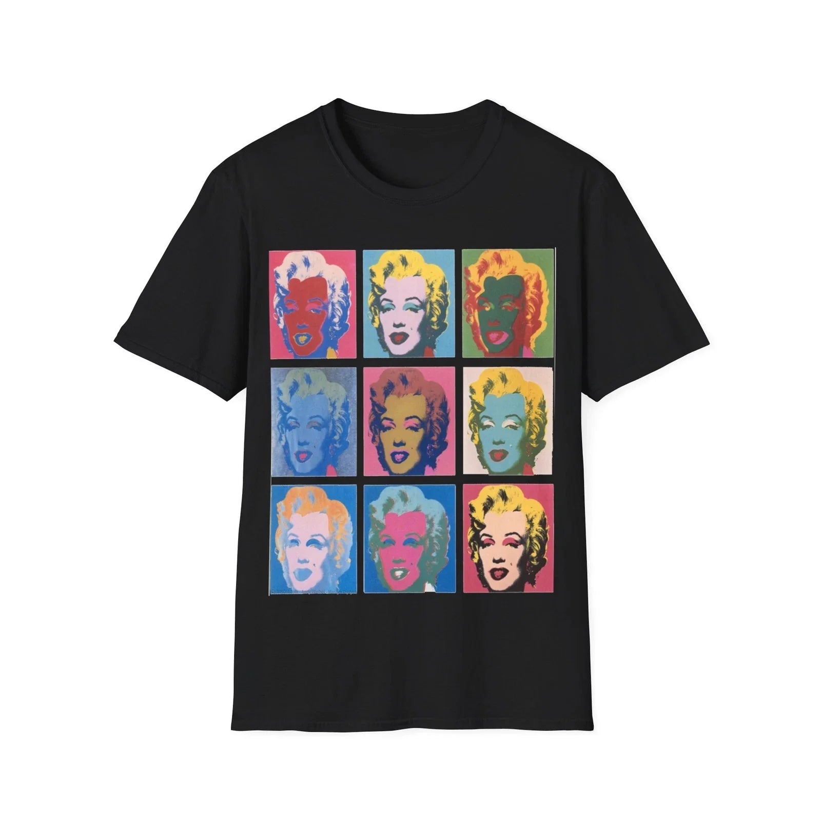Marilyn Diptych Monroe Andy Warhol Pop Art Portrait - Adult & Kids T-Shirts, Sweatshirts & Hoodies apparel design preview 1