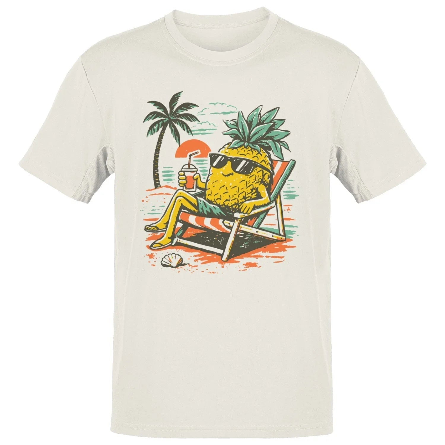 Pineapple Beach Chill Sunset Men's - Adult & Kids T-Shirts, Sweatshirts & Hoodies apparel design preview 1