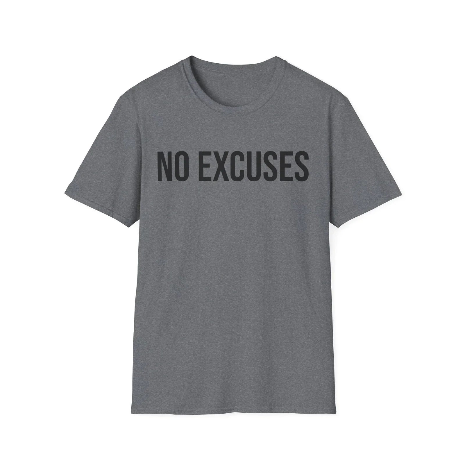 No Excuses Gym Workout Motivation Discipline Fitness - Adult & Kids T-Shirts, Sweatshirts & Hoodies apparel design preview 1