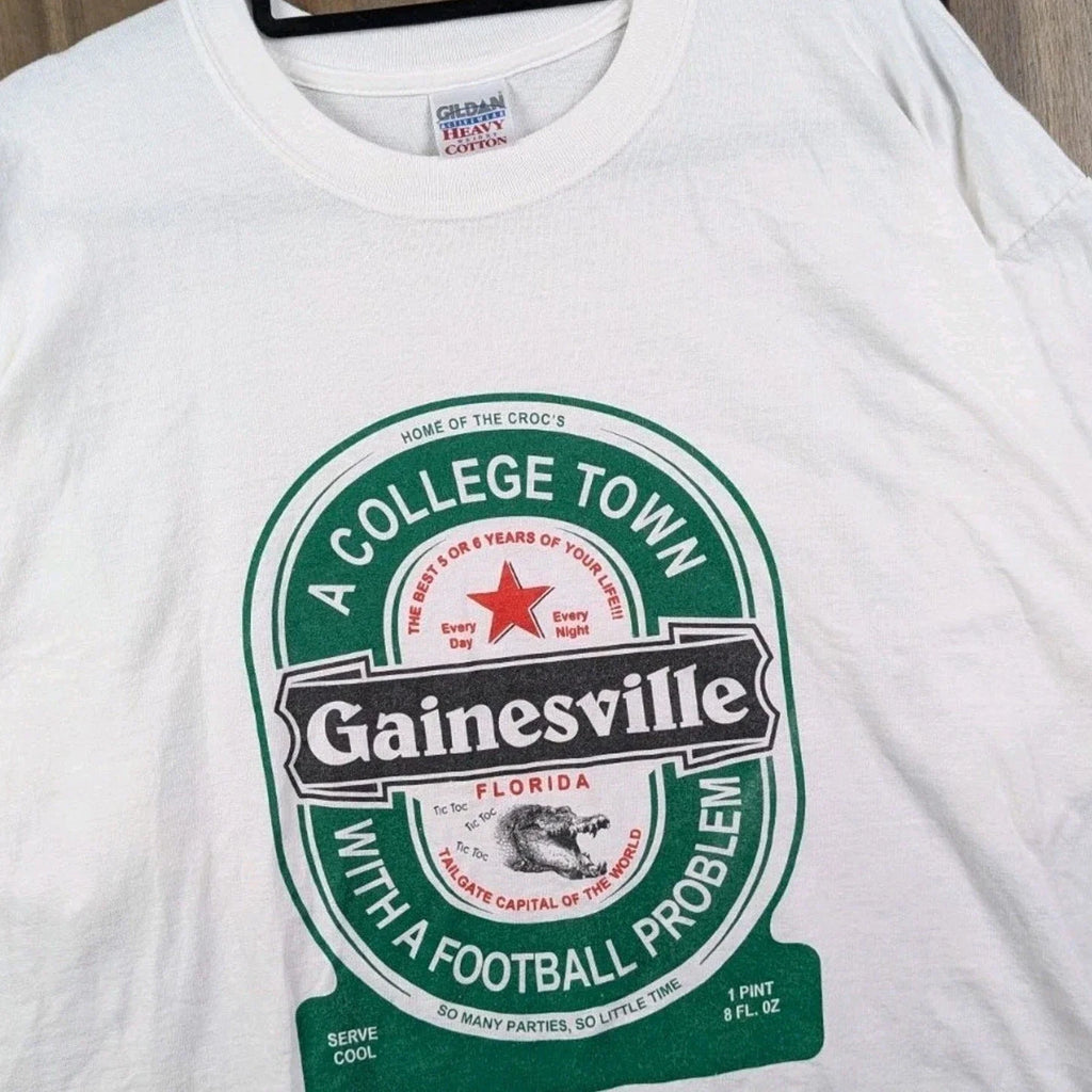 Gainesville Florida University Vintage Y2K Heineken - Adult & Kids T-Shirts, Sweatshirts & Hoodies apparel design preview 1