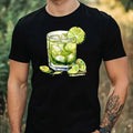 Mens Watercolour Cocktail Motif Cotton Size XS to 5XL - Adult & Kids T-Shirts, Sweatshirts & Hoodies apparel design preview 1
