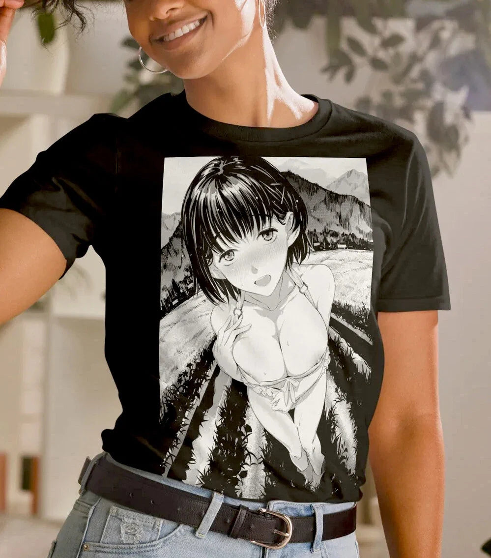 Anime Girl kawaii Haranuku Short-Sleeve - Adult & Kids T-Shirts, Sweatshirts & Hoodies apparel design preview 1