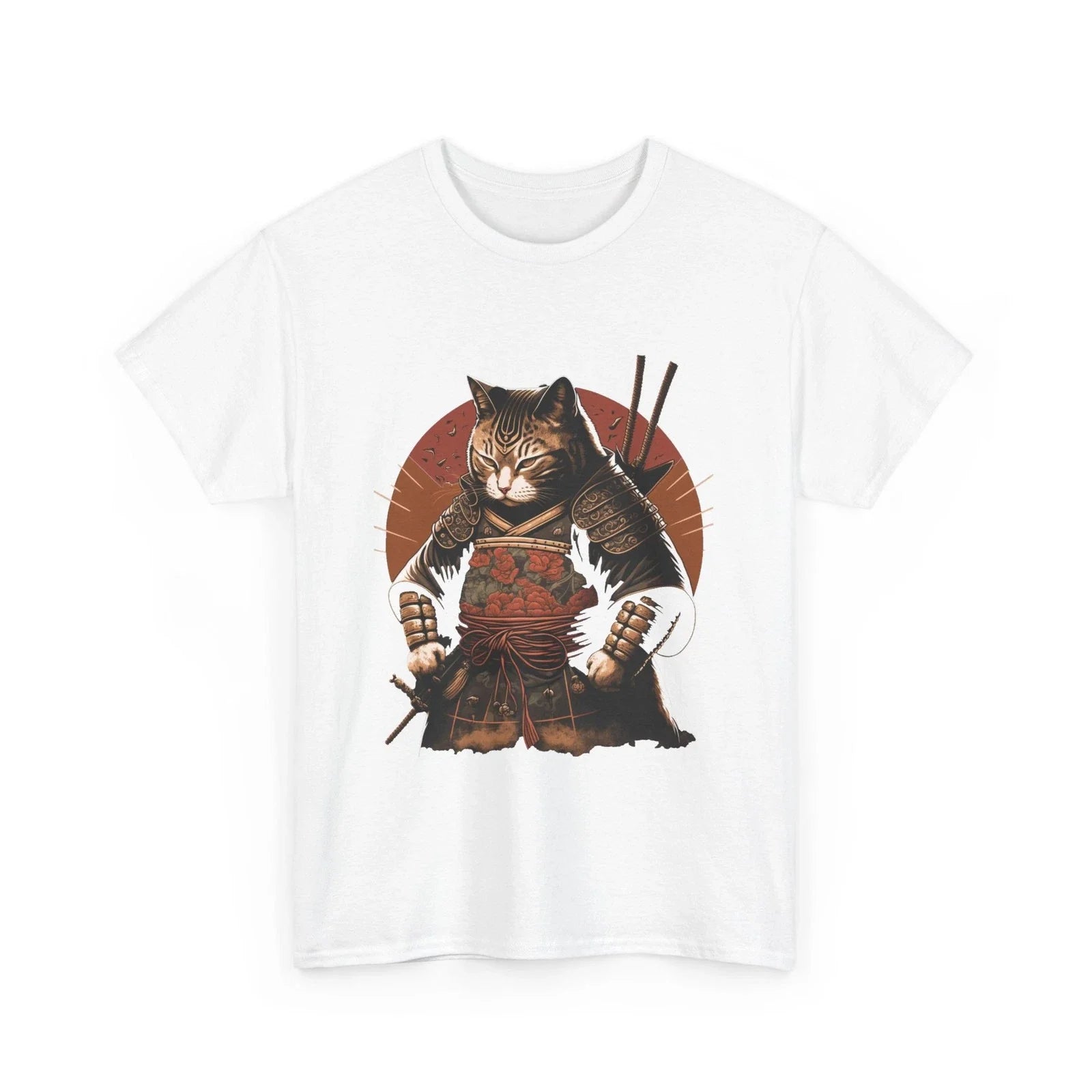 Samurai Cat Japanese Culture Lovers Ninja Funny - Adult & Kids T-Shirts, Sweatshirts & Hoodies apparel design preview 1