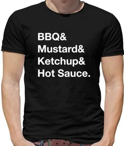 BBQ Mostaza Salsa de Tomate Camiseta Hombre Meme - Adult & Kids T-Shirts, Sweatshirts & Hoodies apparel design preview 1