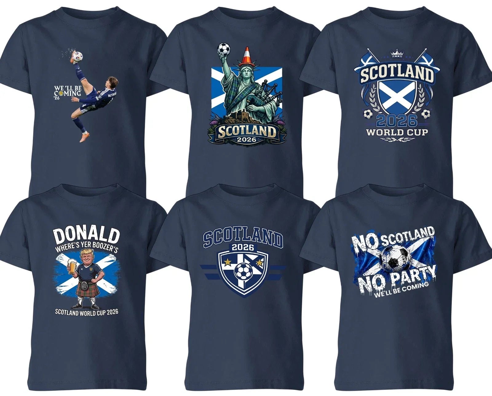 Scotland World Cup 2026 Football Fan Men Scottish - Adult & Kids T-Shirts, Sweatshirts & Hoodies apparel design preview 1