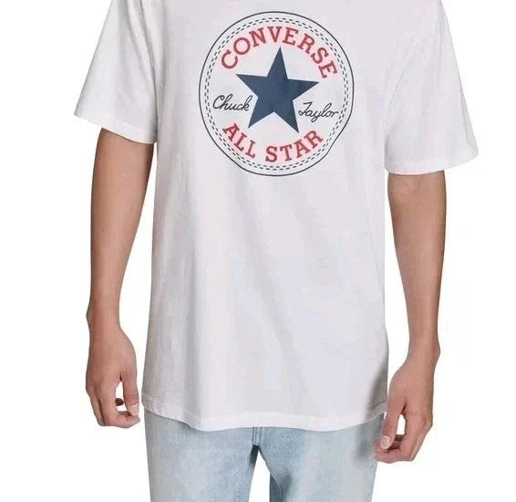 New! Converse Men's Blue Logo Relaxed Fit Printed - Adult & Kids T-Shirts, Sweatshirts & Hoodies apparel design preview 1