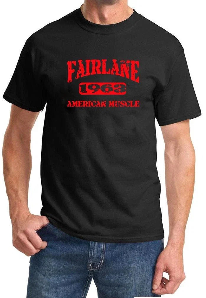 1963 Ford Fairlane American Muscle Car Color Design - Adult & Kids T-Shirts, Sweatshirts & Hoodies apparel design preview 1