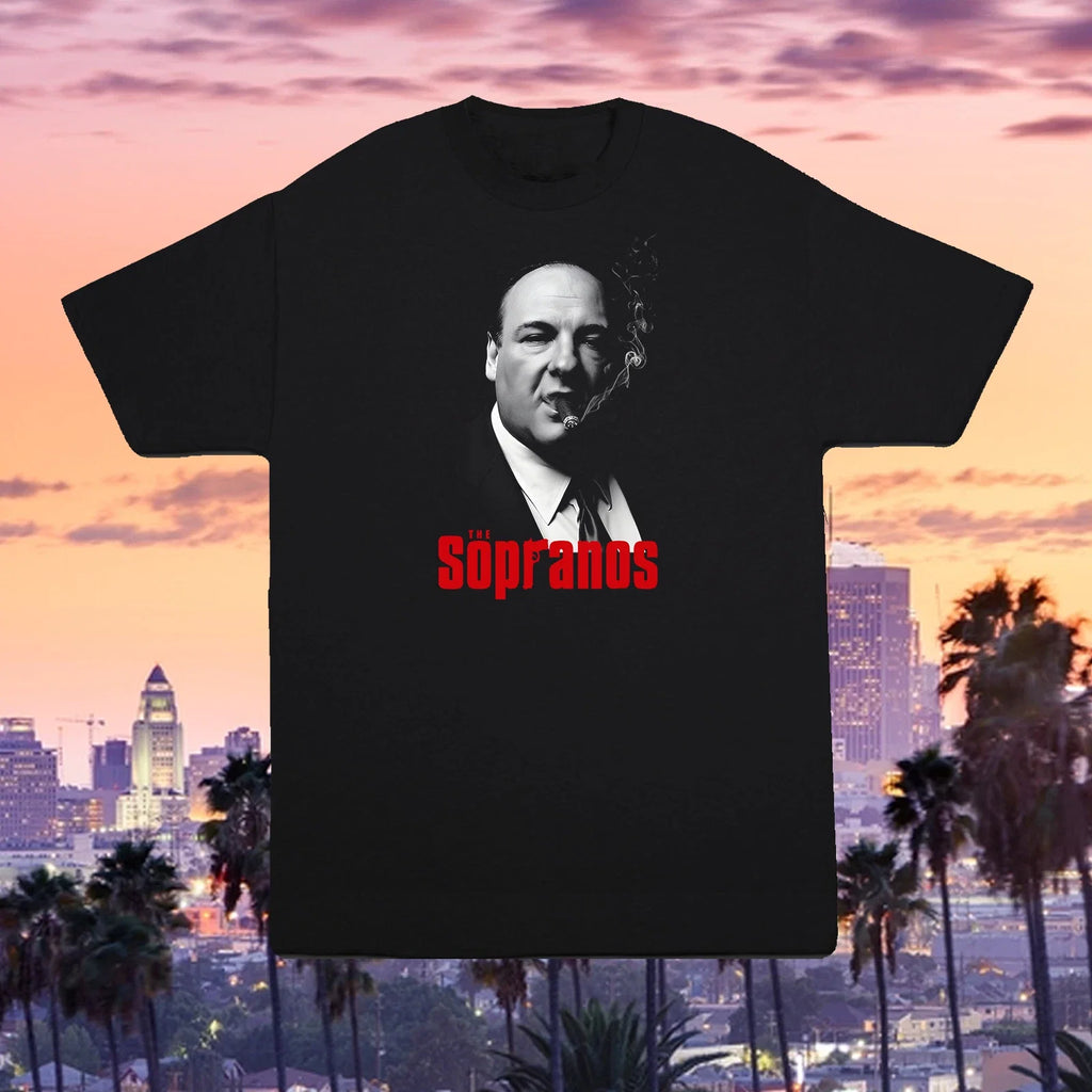Tony Soprano Retro Halftone The Sopranos Mafia Mob - Adult & Kids T-Shirts, Sweatshirts & Hoodies apparel design preview 1