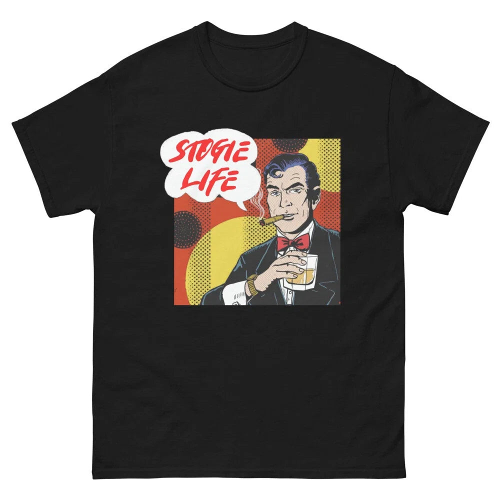 Stogie Life Pop Art Comic Men's heavyweight - Adult & Kids T-Shirts, Sweatshirts & Hoodies apparel design preview 1