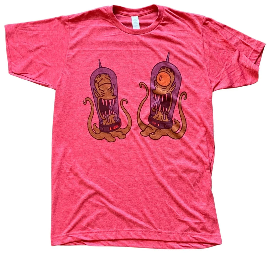 The Simpsons Kang Kodos Retro Vintage Style Red Soft - Adult & Kids T-Shirts, Sweatshirts & Hoodies apparel design preview 1
