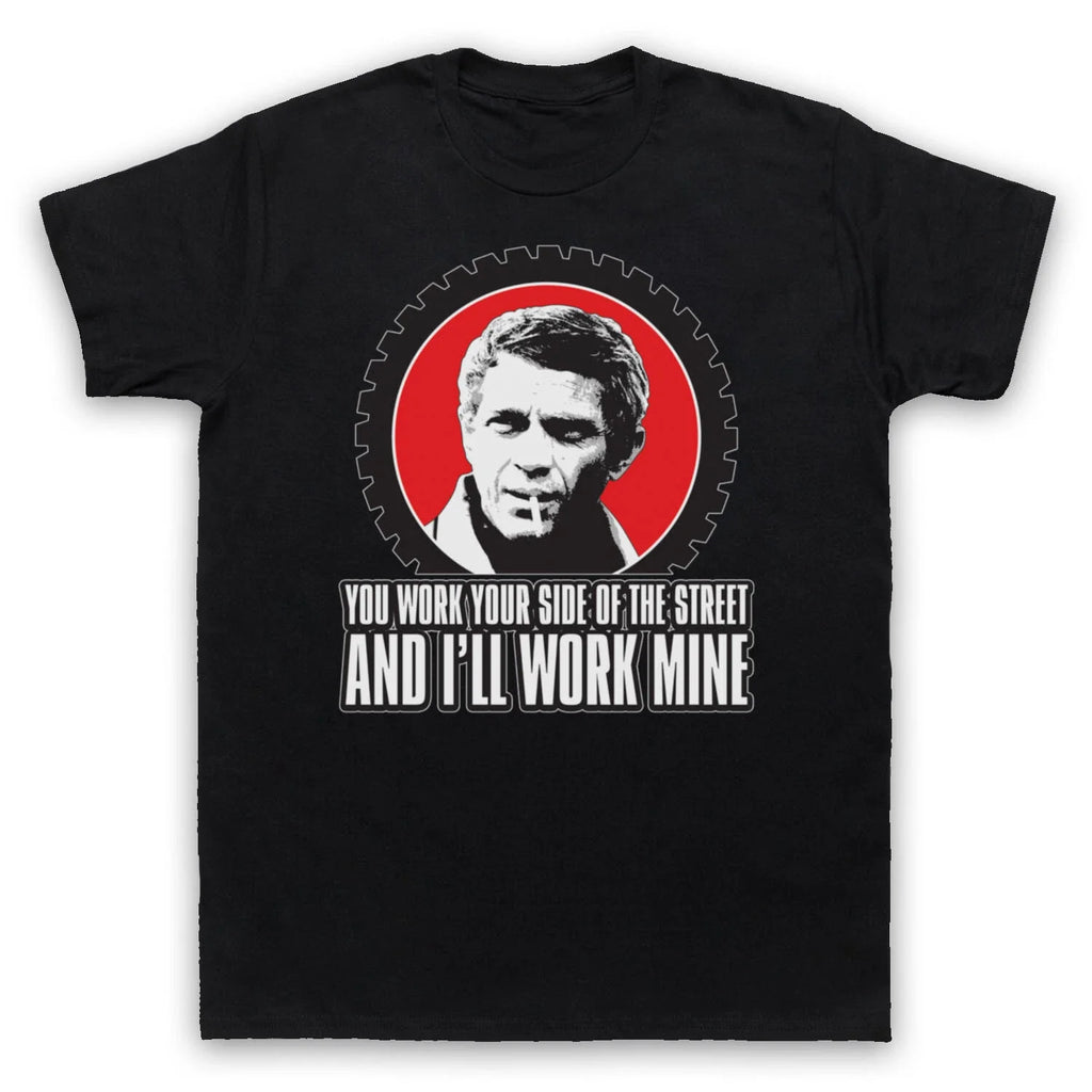 BULLITT YOUR SIDE STEVE MCQUEEN UNOFFICIAL THE STREET - Adult & Kids T-Shirts, Sweatshirts & Hoodies apparel design preview 1