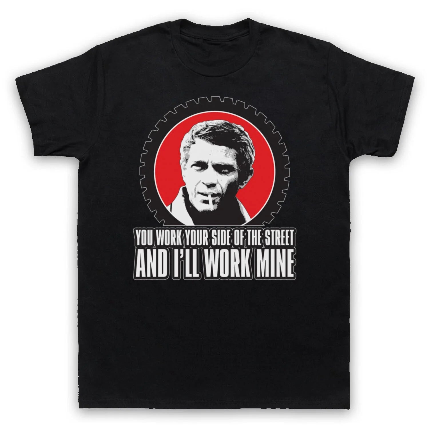 BULLITT YOUR SIDE STEVE MCQUEEN UNOFFICIAL THE STREET - Adult & Kids T-Shirts, Sweatshirts & Hoodies apparel design preview 1