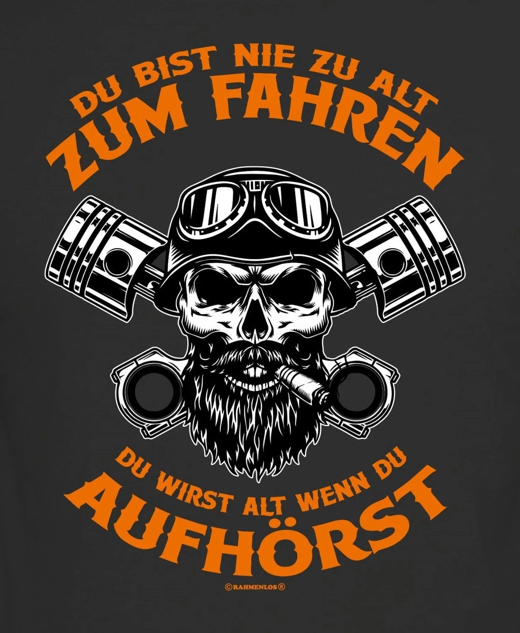 Mens Biker Black Round Neck Funny Motorcycle Quote - Adult & Kids T-Shirts, Sweatshirts & Hoodies apparel design preview 1