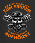 Mens Biker Black Round Neck Funny Motorcycle Quote - Adult & Kids T-Shirts, Sweatshirts & Hoodies apparel design preview 1