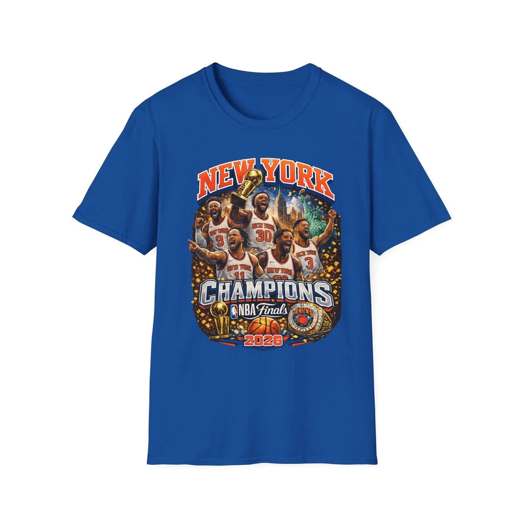 New York Champions Basketball Finals Team Graphic - Adult & Kids T-Shirts, Sweatshirts & Hoodies apparel design preview 1