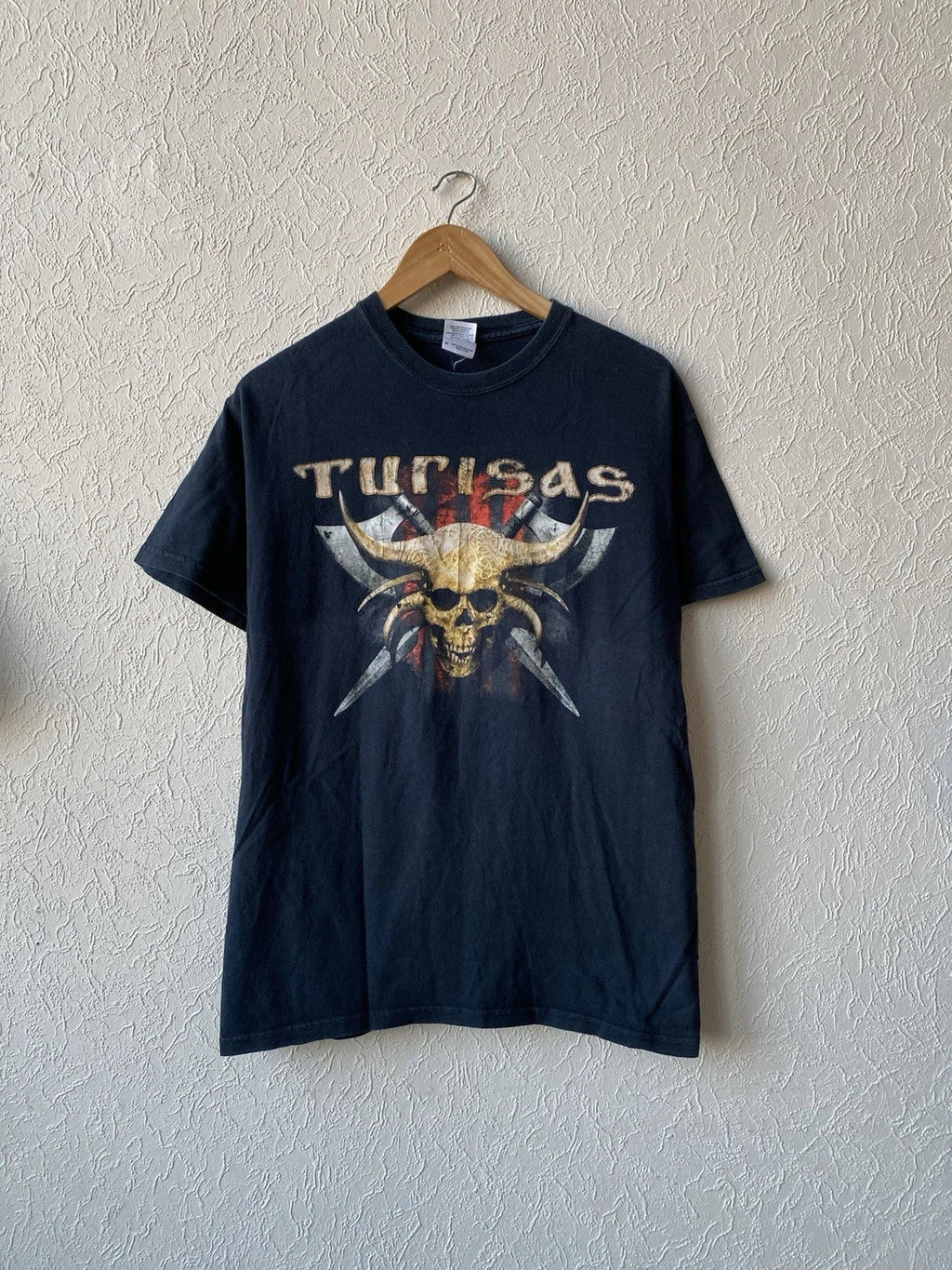 Vintage 2000s Turisas Metal Rock Band Skull Y2K - Adult & Kids T-Shirts, Sweatshirts & Hoodies apparel design preview 1