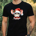 Mens Christmas Mouse Print Cotton Size XS to 5XL - Adult & Kids T-Shirts, Sweatshirts & Hoodies apparel design preview 1