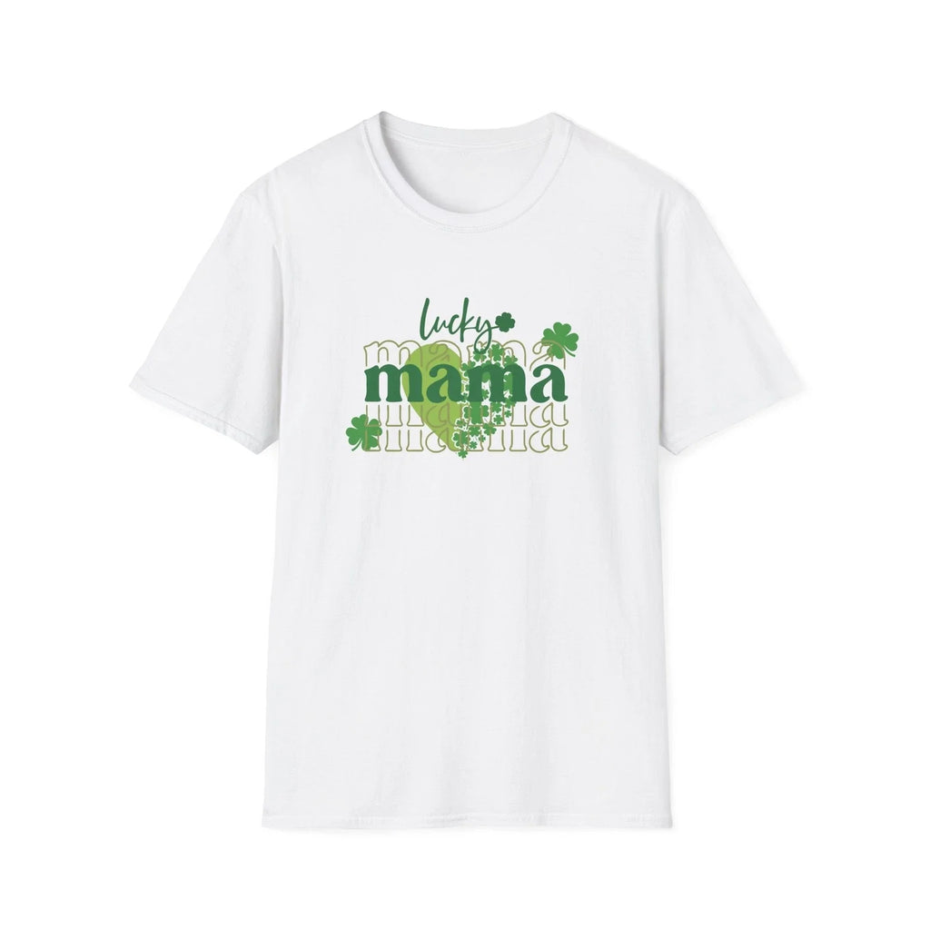 Lucky Mama St Patrick's Day Clover Heart Paddy's Cute - Adult & Kids T-Shirts, Sweatshirts & Hoodies apparel design preview 1