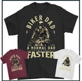 BIKER DAD Mens Funny Father's Day TOP Motorbike - Adult & Kids T-Shirts, Sweatshirts & Hoodies apparel design preview 1