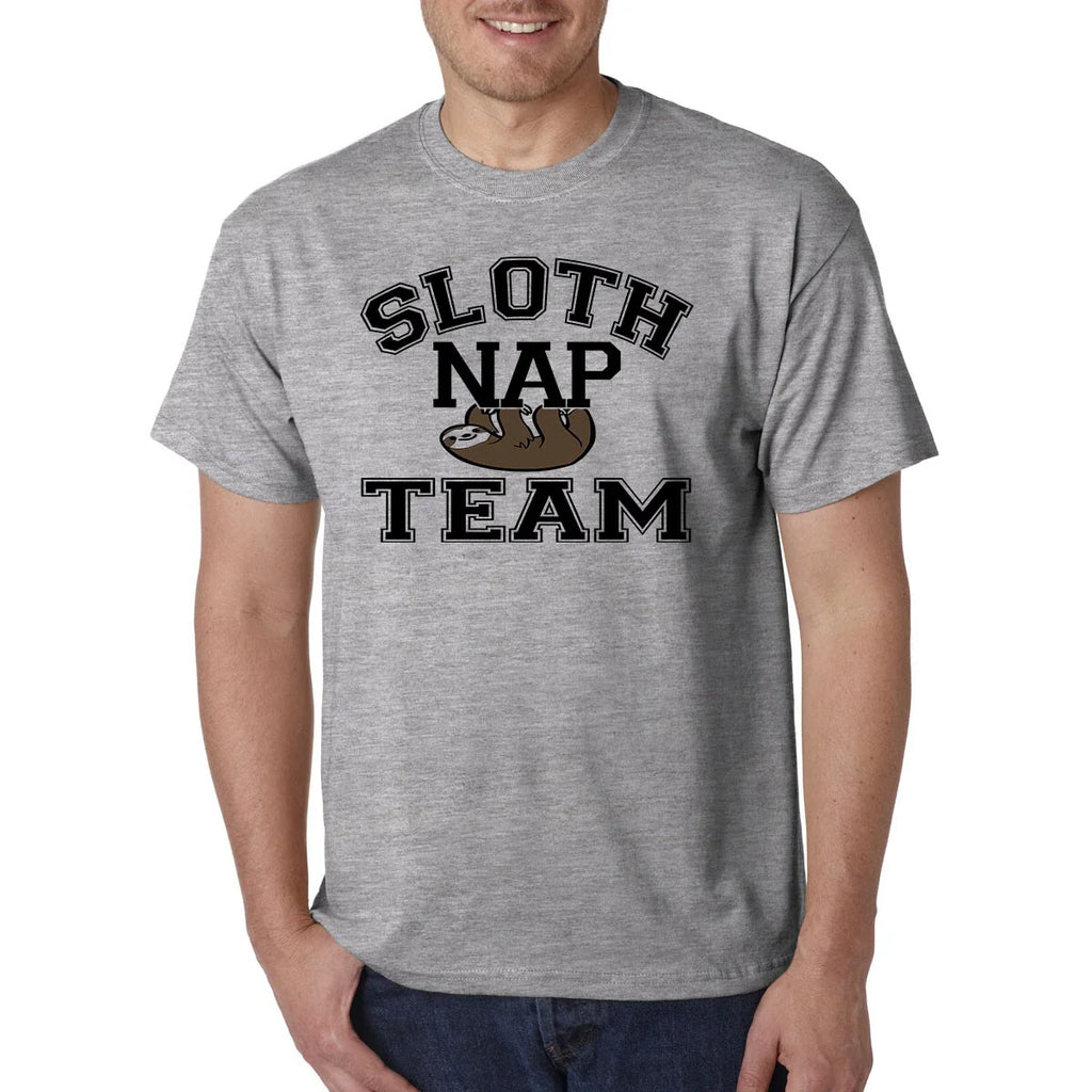 Sloth Nap Team Funny College Sports Parody Lazy - Adult & Kids T-Shirts, Sweatshirts & Hoodies apparel design preview 1