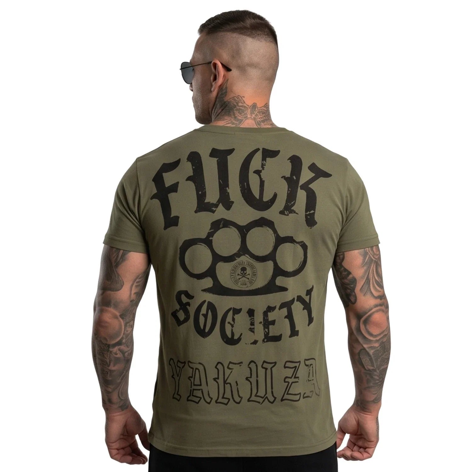 New Yakuza Men's FS Knuckles Regular Grape Leaf - Adult & Kids T-Shirts, Sweatshirts & Hoodies apparel design preview 1