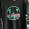 80s Beverly Hills Hotel Sunset Rare Black XXL - Adult & Kids T-Shirts, Sweatshirts & Hoodies apparel design preview 1