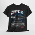 Black 1967 Chevelle Unisex Heavy Cotton muscle car - Adult & Kids T-Shirts, Sweatshirts & Hoodies apparel design preview 1
