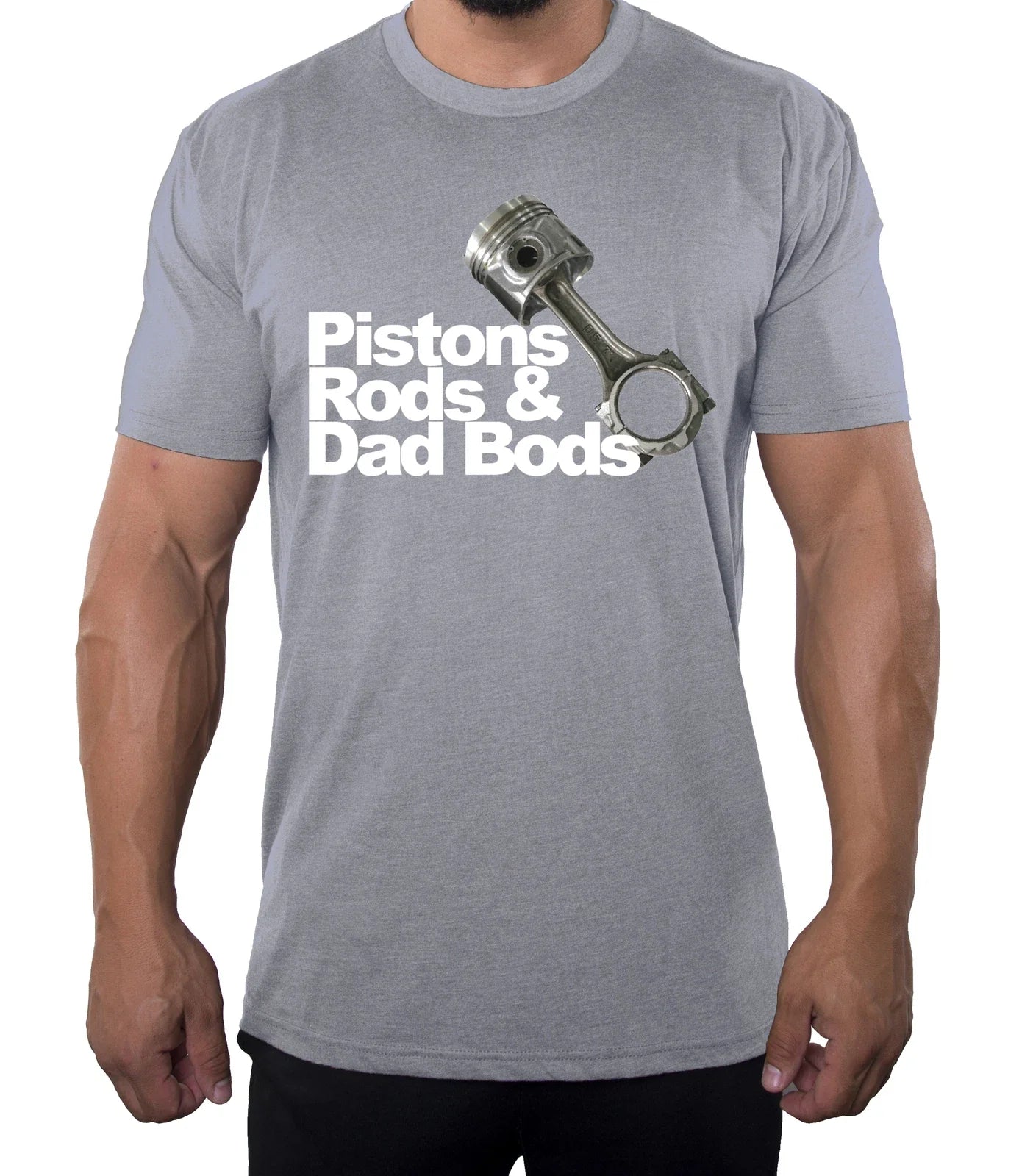 Piston Rods Dad Bods Simple Realistic Cool for Men! - Adult & Kids T-Shirts, Sweatshirts & Hoodies apparel design preview 1