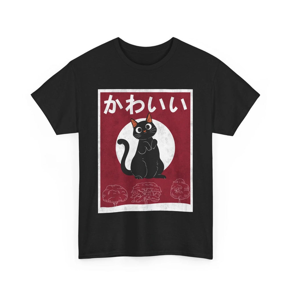 Kawaii Cat Japanese Art Woodblock Cats Lovers - Adult & Kids T-Shirts, Sweatshirts & Hoodies apparel design preview 1